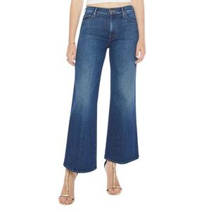 MOTHER Classic Blue Wide Leg Jeans